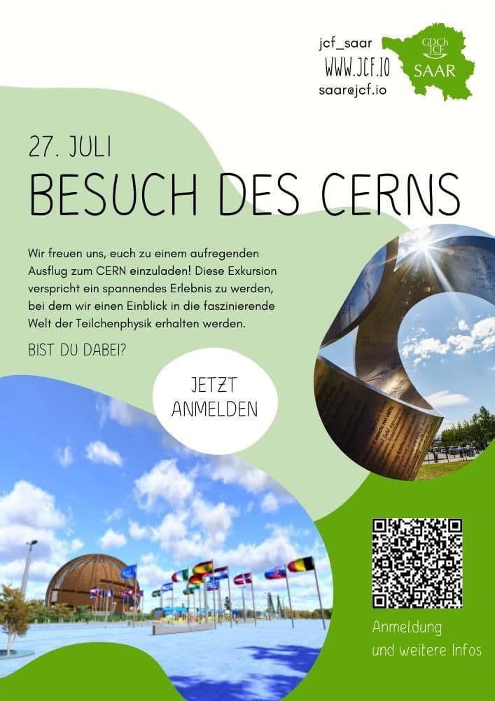 Exkursion des JCF Saar zum CERN