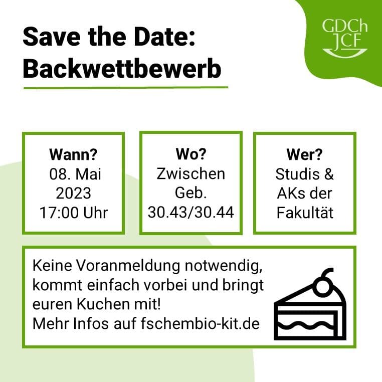 Fakultätsinterner Backwettbewerb
