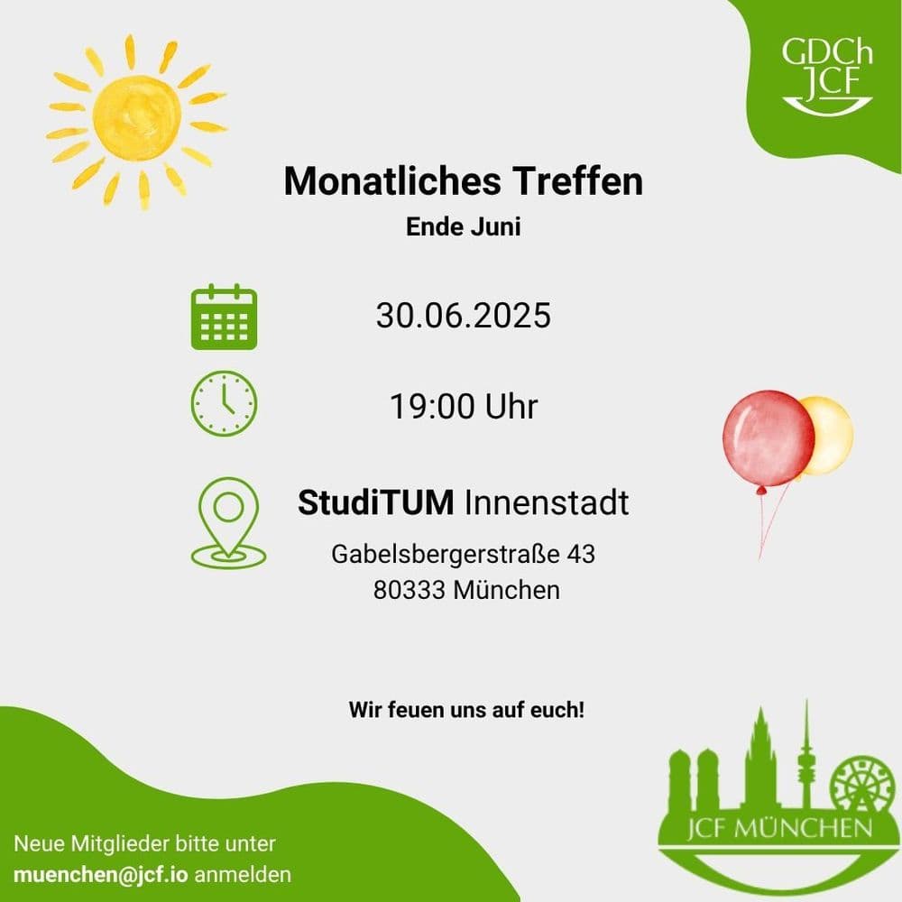 Monatliches Treffen JCF München