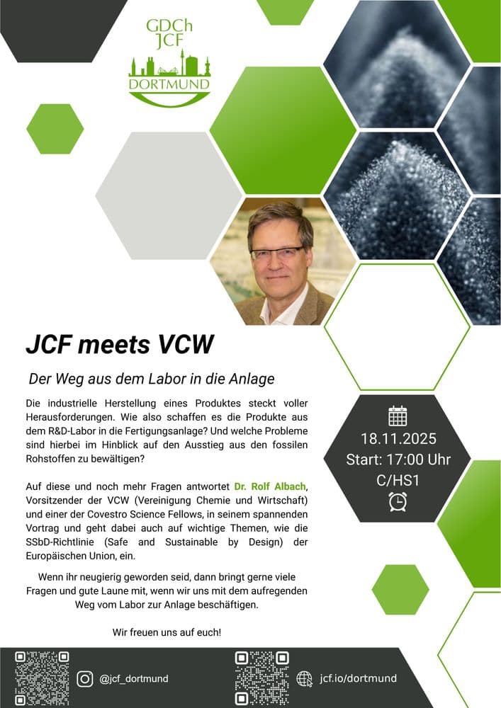 JCF meets VCW: Der Weg aus dem Labor in die Anlage