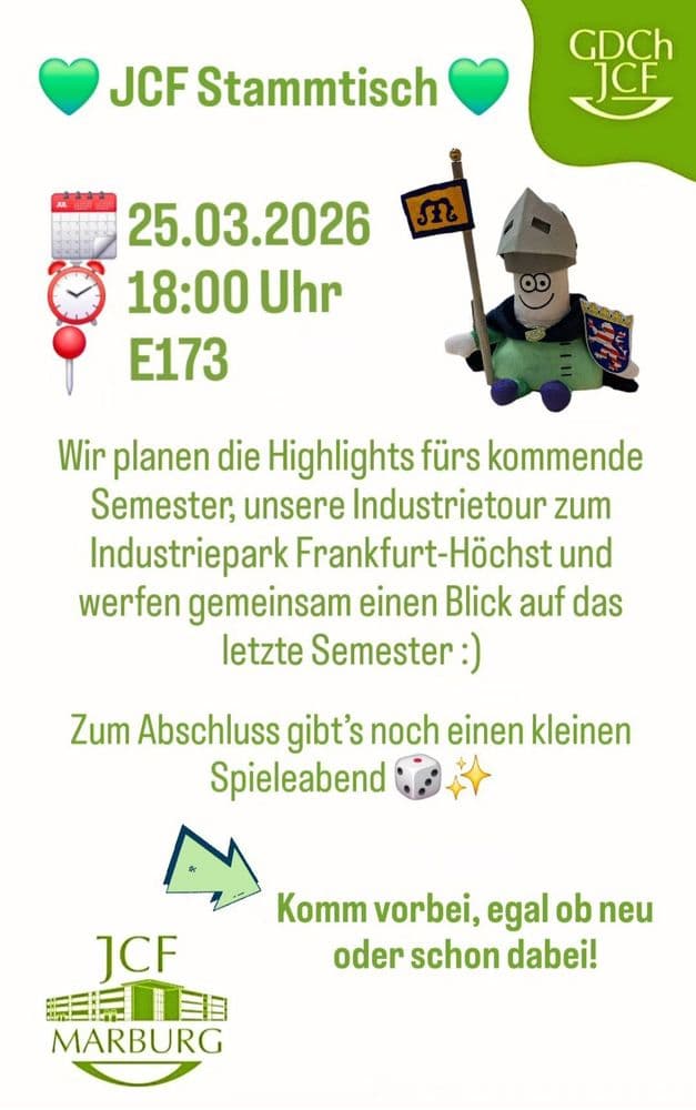 JCF Marburg Stammtisch - 25.03.2026