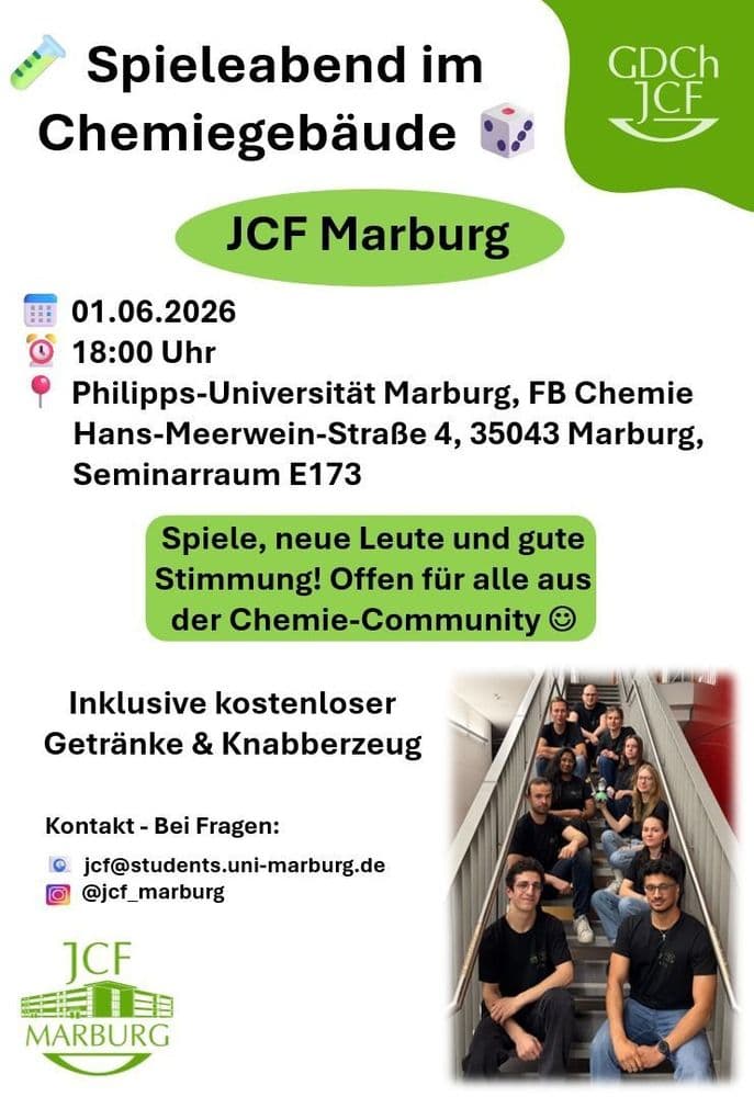 JCF Marburg – Spieleabend im Chemiegebäude