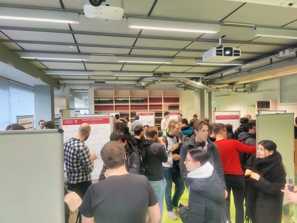 Postersession der Chemie Arbeitskreise an der Uni Tübingen