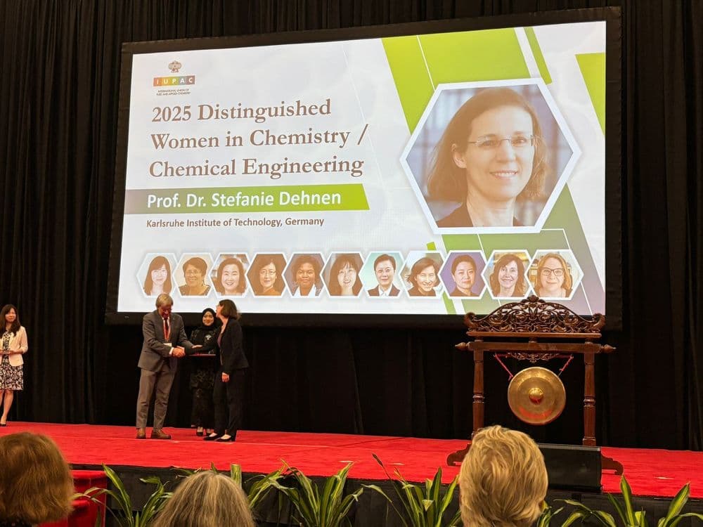 Stefanie Dehnen als Distinguished Woman in Chemistry ausgezeichnet