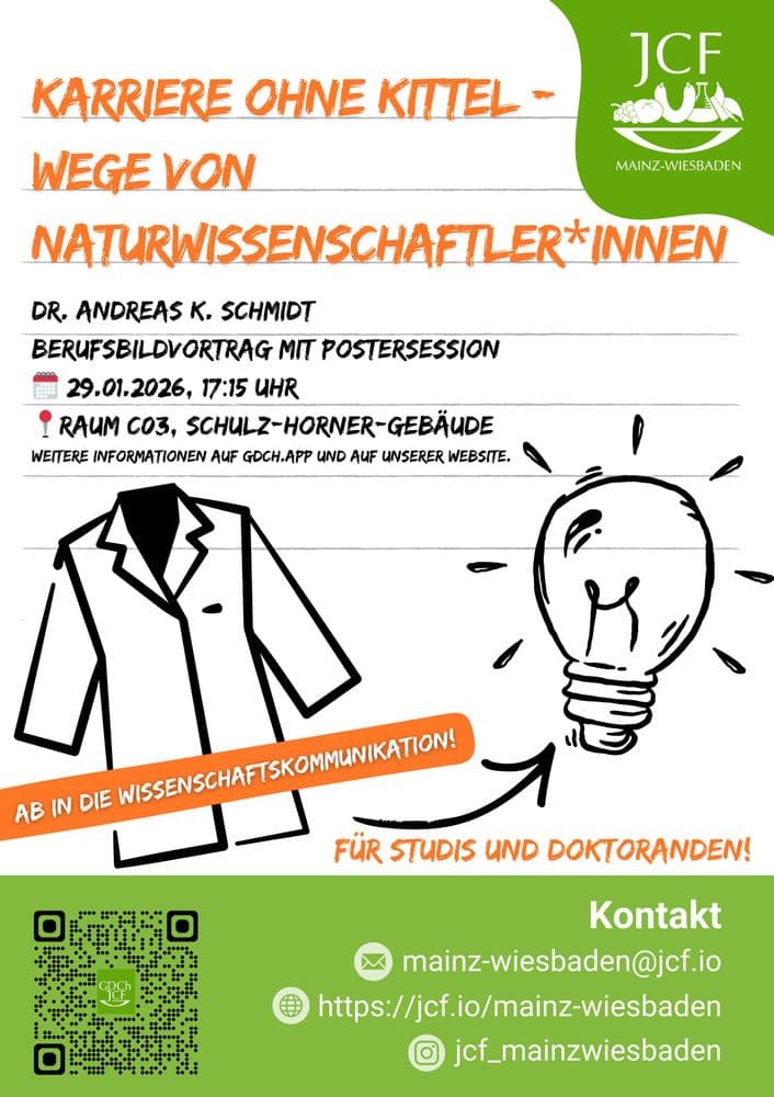 Karriere ohne Kittel - Wege von Naturwissenschaftler*innen