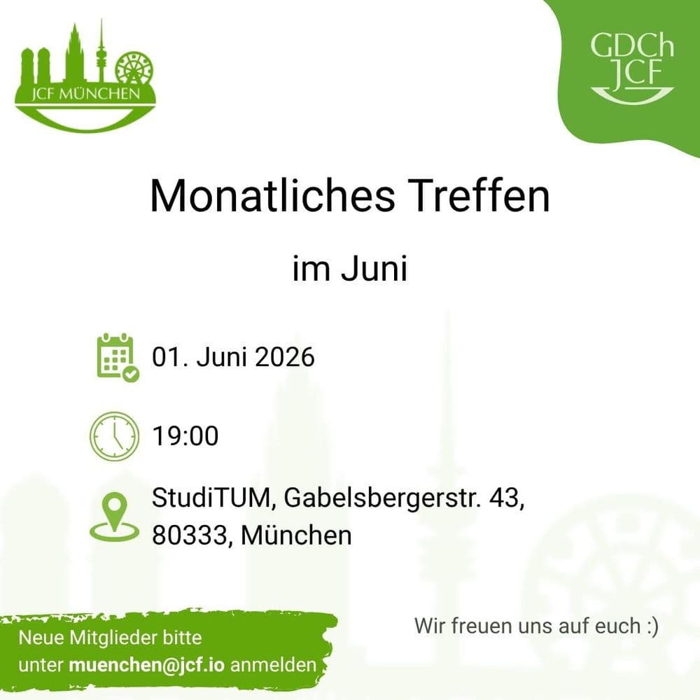 Monatliches JCF Treffen