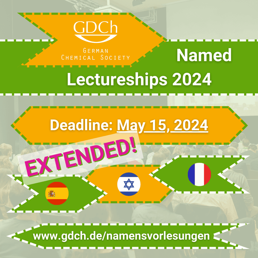 Deadline verlängert: Namensvorlesungen 2024