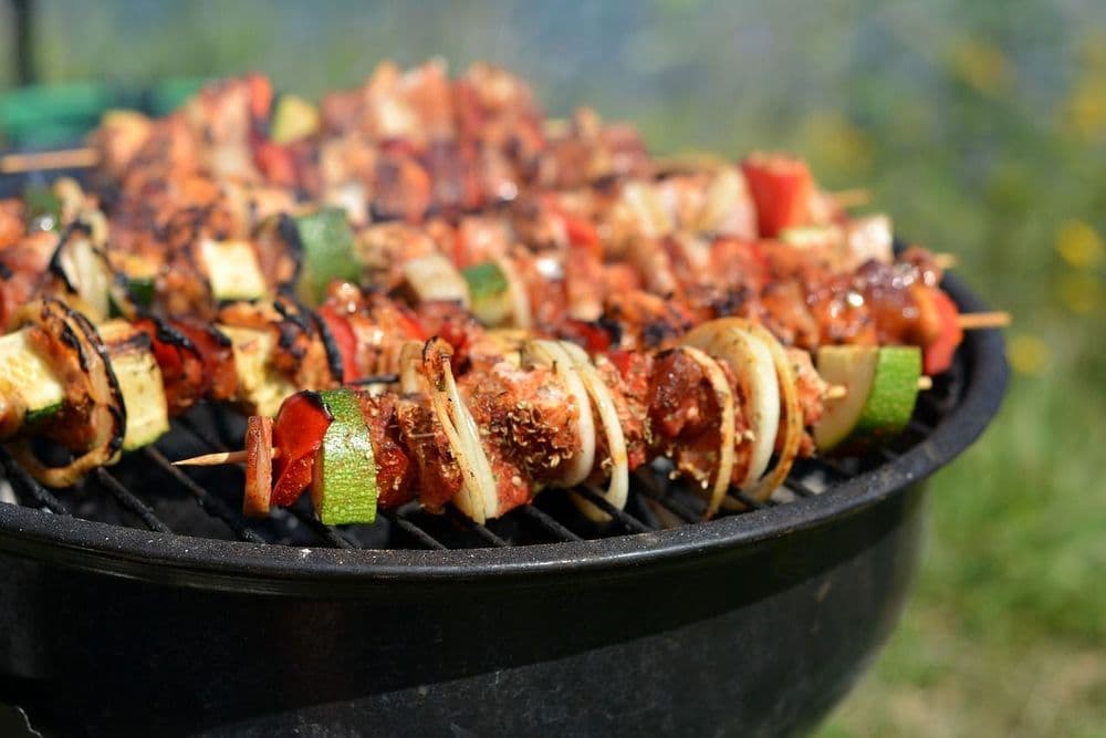 Grillen zum 33. "Schülerkolleg zum chemischen Experimentieren in Freiberg"