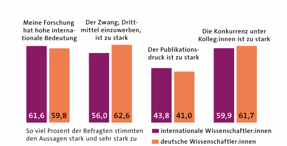 Wie Professor:innen ihre Forschungssituation einschätzen