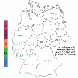 Statistik der Chemiestudiengänge 2025