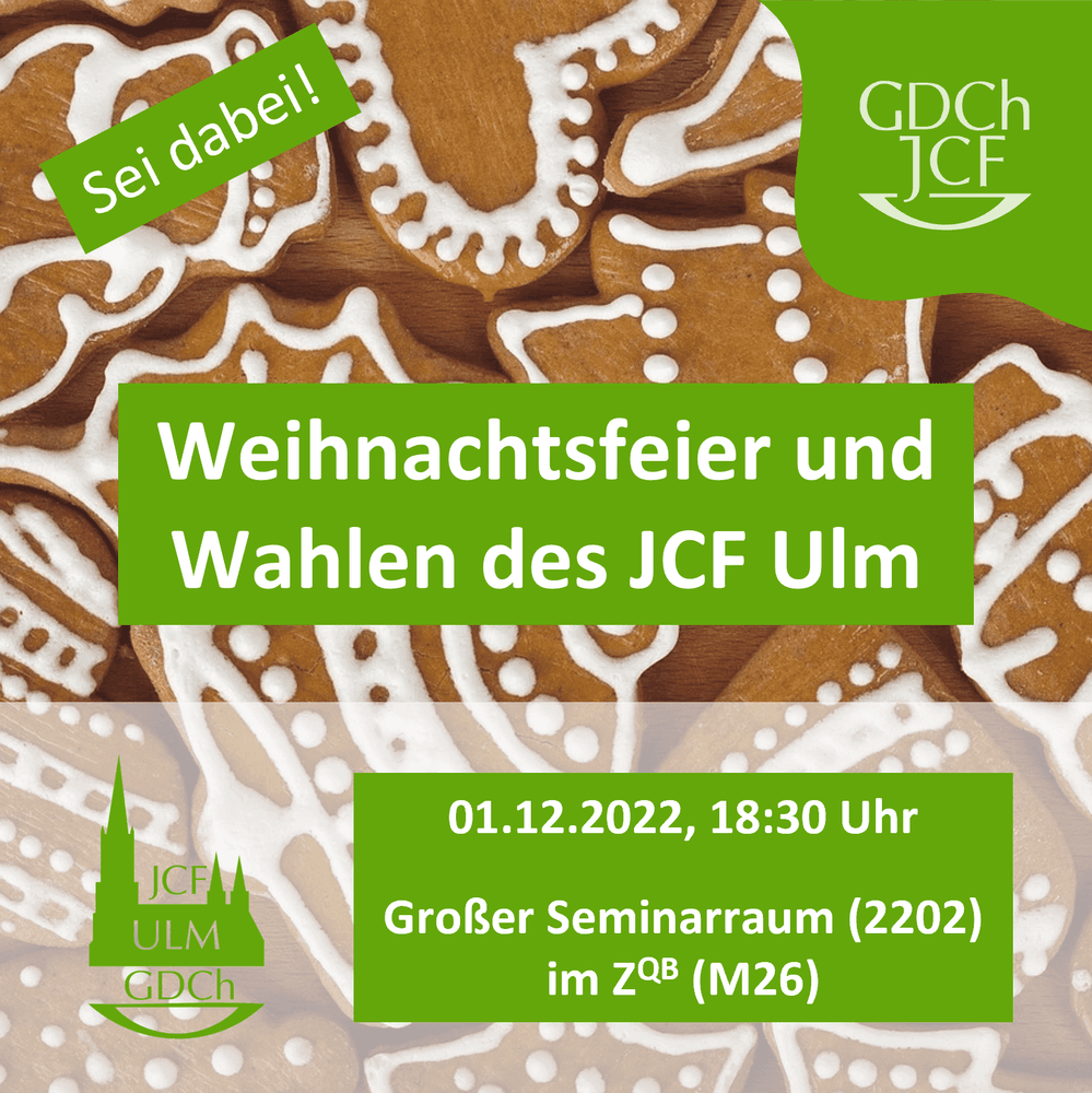 JCF Ulm Weihnachtsfeier mit Sprecherteam-Wahlen
