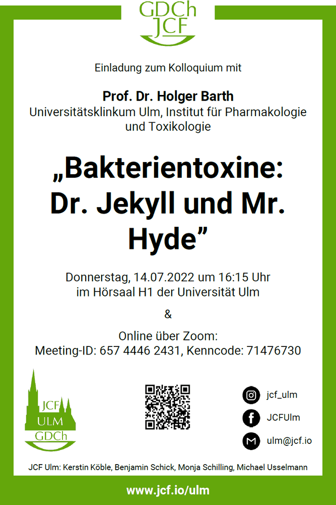 Bakterientoxine: Dr. Jekyll und Mr. Hyde