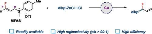 A Bench‐Stable Monofluoroallylsulfonium Salt for Highly Regioselective Monofluoroallylation