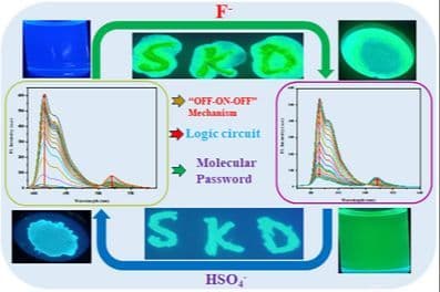 Anion‐Induced Blue to Green Color Fluorogenicity inside a Fluorescent Room Temperature Ionic Liquid and Its Implication for the Construction of Molecular Logic Gates