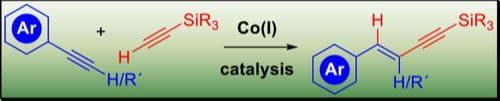 Cobalt(I)‐Catalyzed E‐Selective Hydroalkynylation of Terminal Alkynes or Internal Alkynes with Silyl‐Substituted Terminal Alkynes