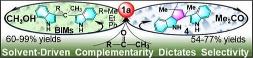 Efficient Catalytic Condensation of Methyl Ketones with Indole to Form All‐Carbon Quaternary Center Bisindolylmethanes Mediated by Strong Dual Brønsted Acid