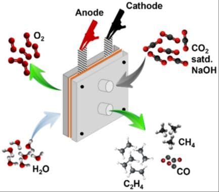 Electrochemical Reduction of CO2 in a Zero‐Gap Electrolyzer Cell on a Metal Molecular Electrocatalyst