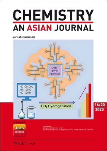 Front Cover: Boosting Homogeneous Hydrogenation of CO2 via the Data‐Driven Approach (Chem. Asian J. 16/2025)