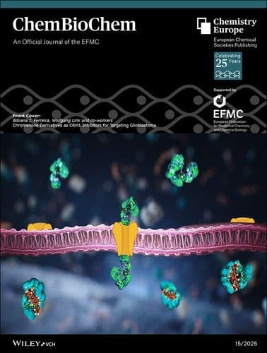 Front Cover: Chromenone Derivatives as CRM1 Inhibitors for Targeting Glioblastoma (ChemBioChem 15/2025)