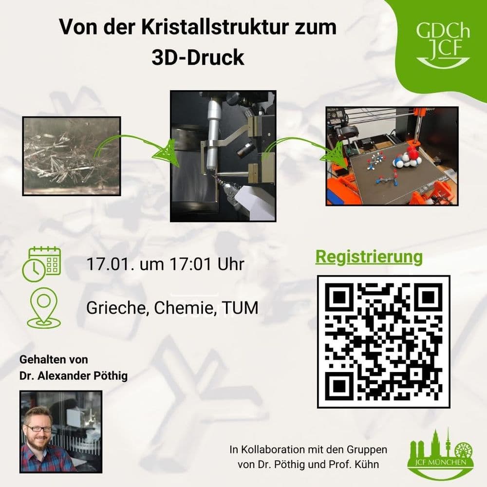 Von der Kristallstruktur zum 3D-Druck