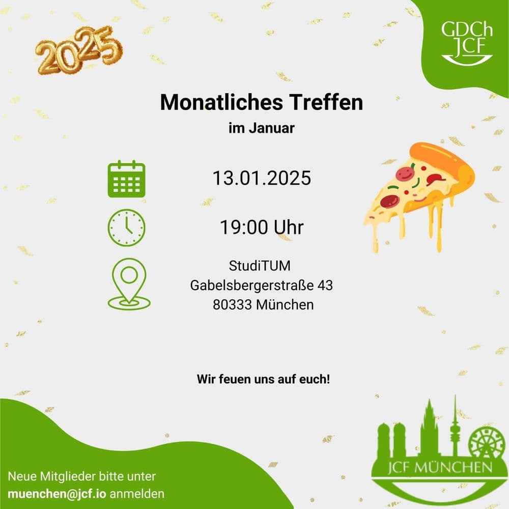 Monatliches Treffen JCF München & Planung Alpenforum