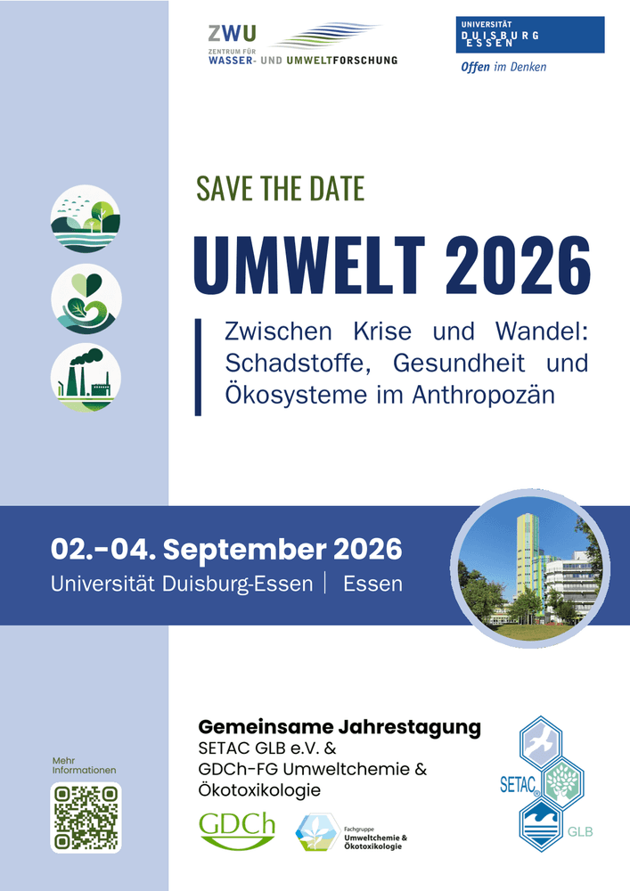 Umwelt 2026 - Zwischen Krise und Wandel: Schadstoffe, Gesundheit und Ökosysteme im Anthropozän