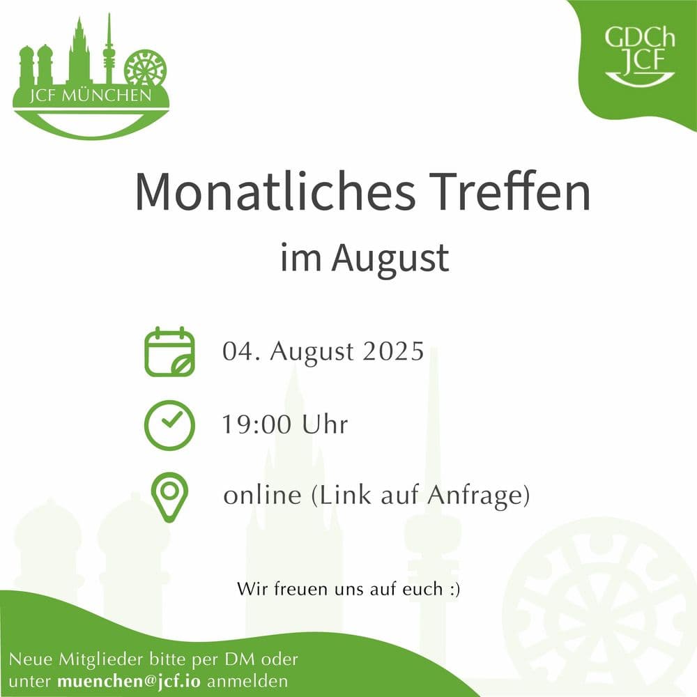 Monatliches Treffen JCF München