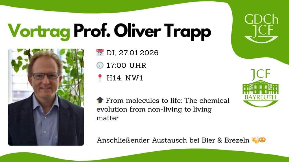 JCF-Vortrag von Prof. Dr. Oliver Trapp - Liebig@JCF