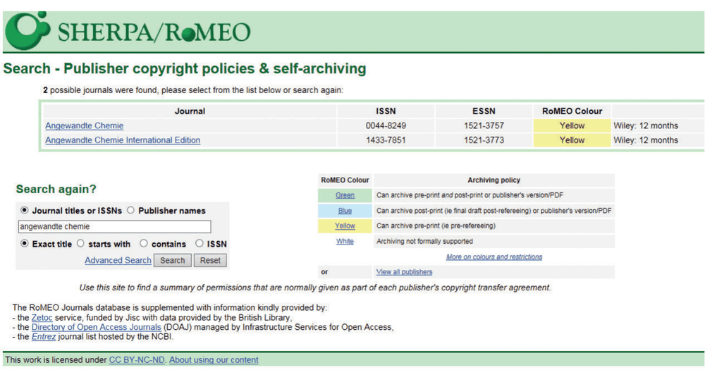 Open Access und Zweitveröffentlichungsrecht