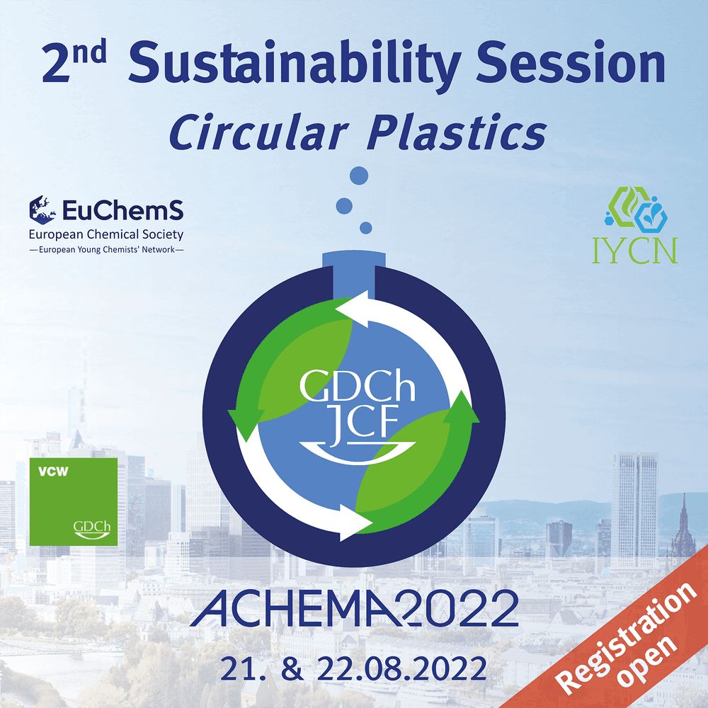 2nd Sustainability Session – Circular Plastics des JCFs at the ACHEMA22 fair