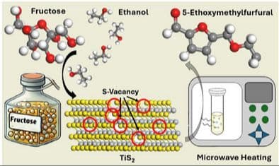 One‐Pot Microwave Assisted Etherification of Fructose to Sustainable Liquid Fuel Over TiS2 Catalyst