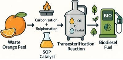 Sulfonated Orange Peel Catalysts for Biodiesel Production: Recent Advances and Future Directions
